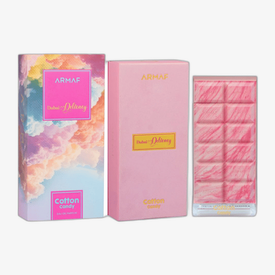Стильный флакон Armaf Delicacy Cotton Candy EDP – сладкий и легкий унисекс аромат