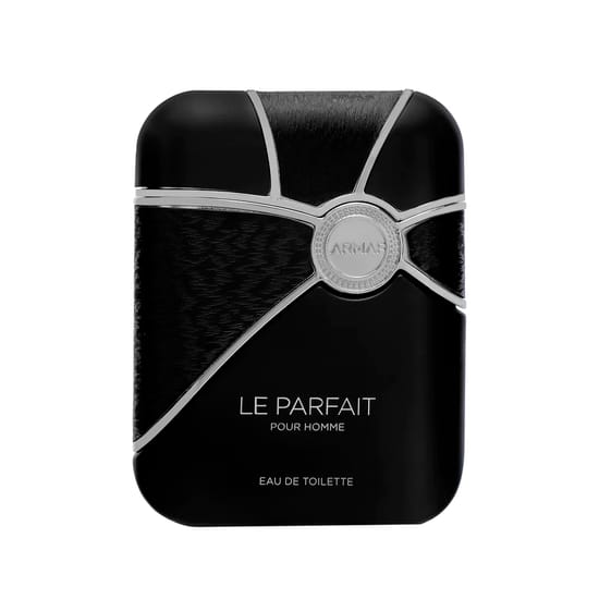 Close-up of Armaf Le Parfait Pour Homme EDT bottle
