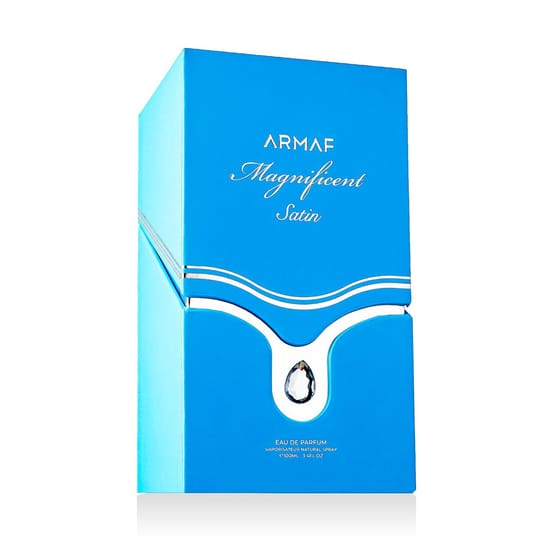 Stylish bottle of Armaf Magnificient Satin EDP