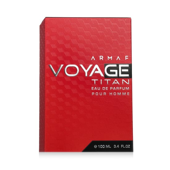 Elegant bottle of armaf voyage titan pour homme edp