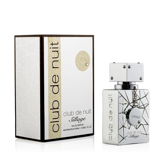 Armaf Club de Nuit Sillage EDP minimalistliku disainiga pudel, mis peegeldab värskust ja elegantsi