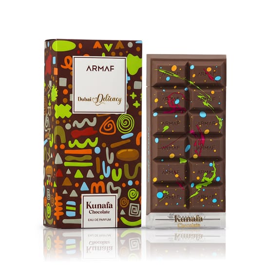 Бутылка armaf chocolate kunafa edp вблизи