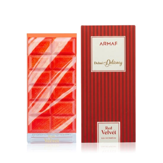 Elegant bottle of Armaf Delicacy Red Velvet EDP