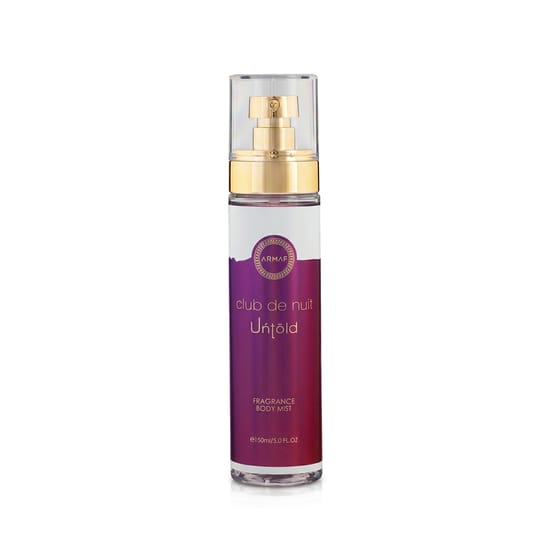 Armaf Club de Nuit Untold Bodyspray detailvaade sisuka värskusega