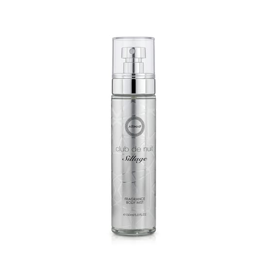 Close-up of Armaf Club de Nuit Sillage Bodyspray bottle