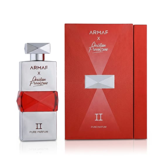 Elegant bottle of Armaf x Christian Provenzano II Pure Perfume
