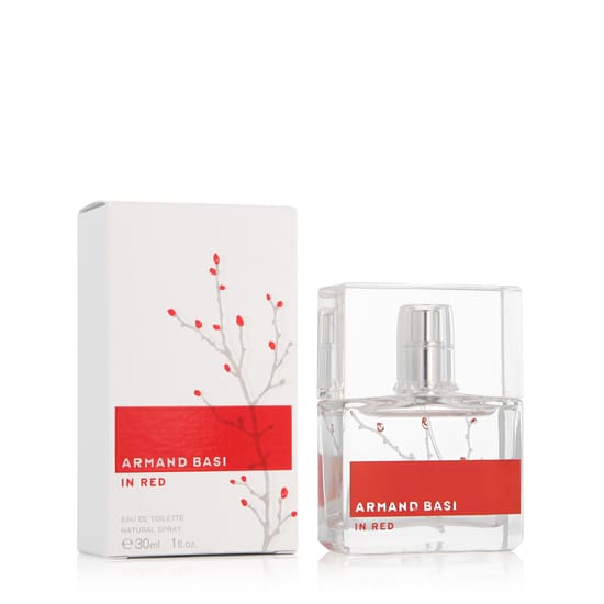 Armand Basi In Red EDT bottle with vibrant design