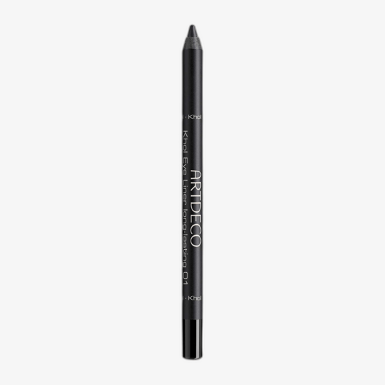 Крупный план стойкого черного карандаша для глаз Artdeco Khol Eye Liner