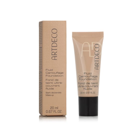 Artdeco fluid camouflage foundation in warm 24 golden beige