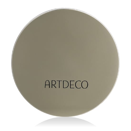 Упаковка минеральной пудры-основы Artdeco Pure Minerals Крупный план минеральной пудры Artdeco Pure Minerals в оттенке 2 натуральный беж