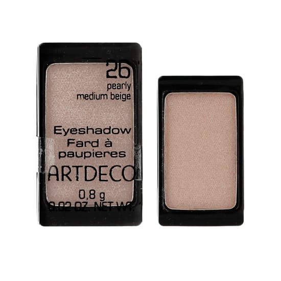Крупный план теней Artdeco Eyeshadow Pearl в оттенке 26 Pearly Medium Beige