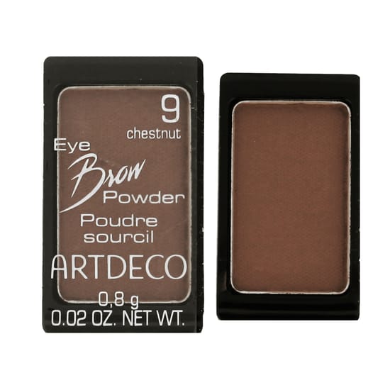 Artdeco eye brow powder poudre sourcil (9 chestnut) packaging