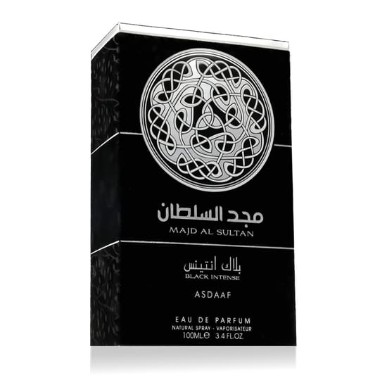 Elegant bottle of asdaaf majd al sultan black intense edp