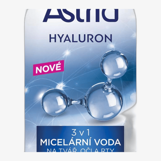 Bottle of Astrid Hyaluron 3 in 1 Micellar Water