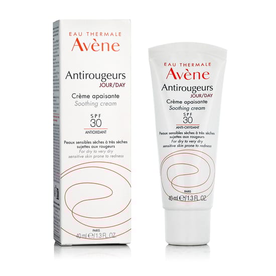 Rahustav kreem avène antirougeurs spf 30 pakendis