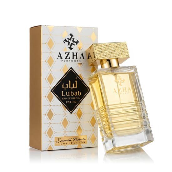 Azha Perfumes Lubab EDP minimalistlik lõhnapudel, luksuslik ja unisex stiilis