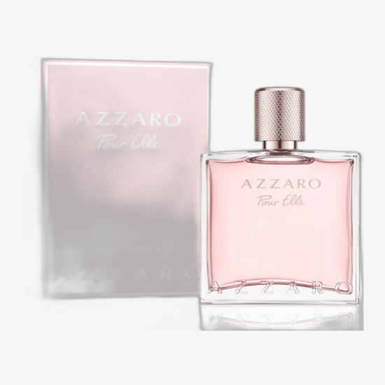 Azzaro Pour Elle (2025) EDP pudel lähedalt – minimalistlik disain