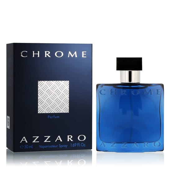 Elegant bottle of azzaro chrome parfum