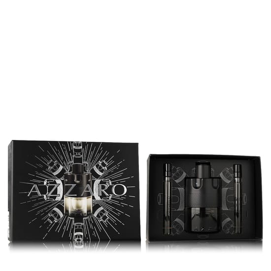 Azzaro the most wanted edt intense set with two mini bottles