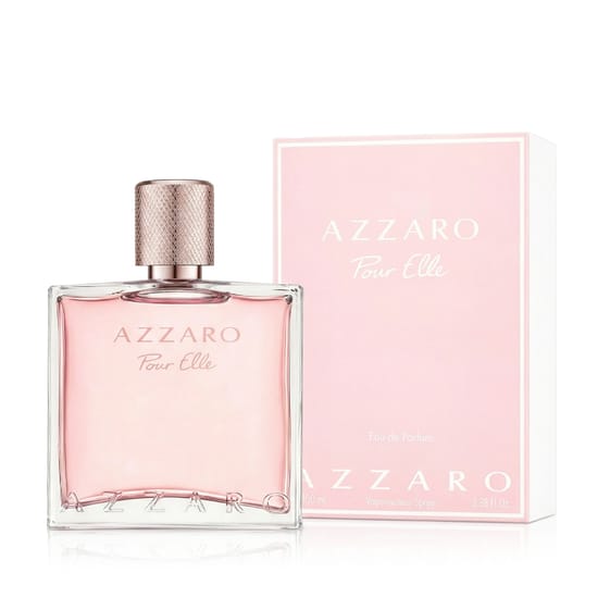 Azzaro Pour Elle (2025) EDP pudel lähedalt – minimalistlik disain