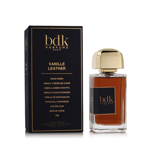 Elegant bottle of BDK Parfums Vanille Leather Eau De Parfum