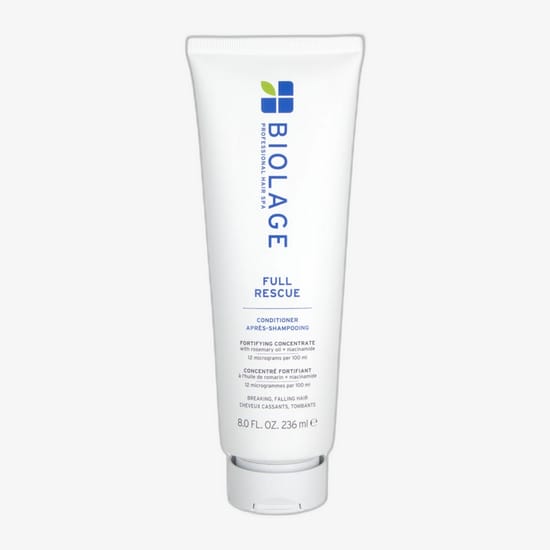 Biolage professionaalne täis päästmine konditsioneeri originaalpakend Biolage professionaalne täis päästmine konditsioneeri pudeli lähivõte