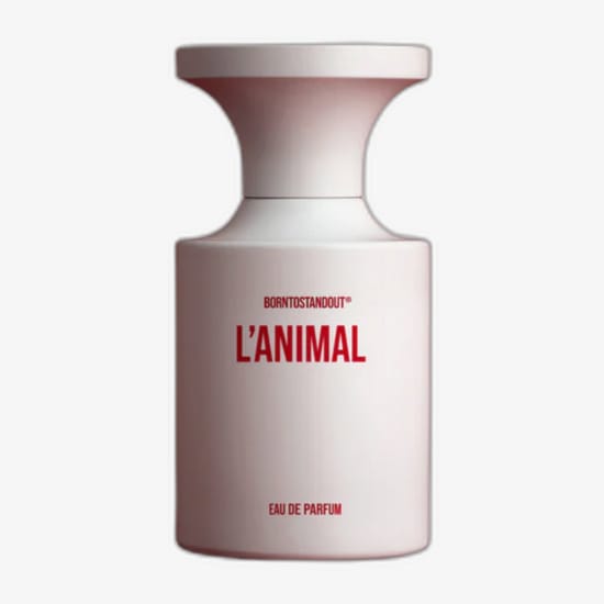 Elegant bottle of borntostandout l'animal edp