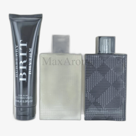 Упаковка Burberry Brit Rhythm для него, бальзам после бритья