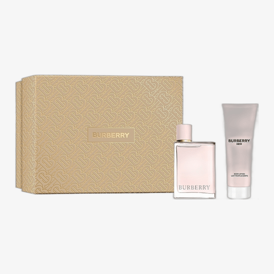 Elegant Burberry Her set in chic packaging