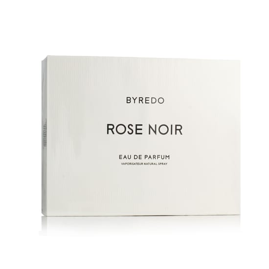 Chic bottle of Byredo Rose Noir EDP close-up