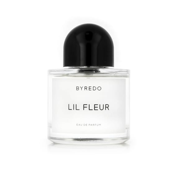 Close-up of Byredo Lil Fleur EDP bottle