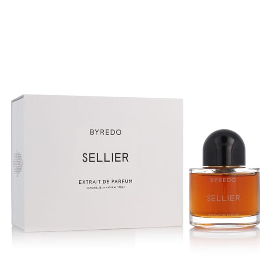 Elegant bottle of Byredo Sellier EP close-up