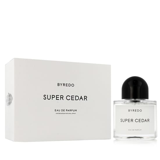 Byredo super cedar edp aroomi pudel lähedalt