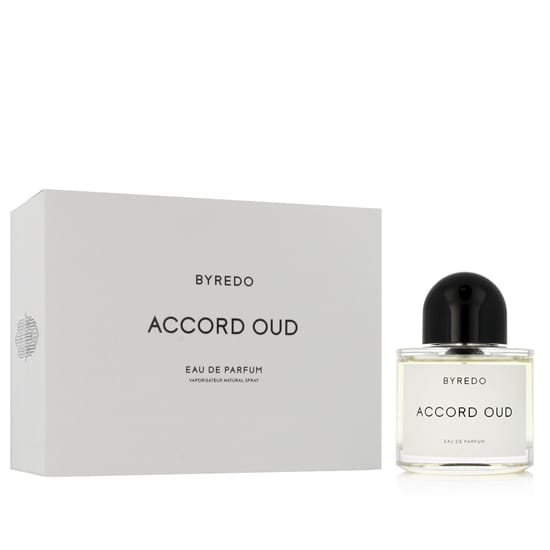 Sophisticated bottle of Byredo Accord Oud EDP
