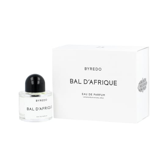 Byredo Bal d'Afrique parfüümi pudel lähedalt