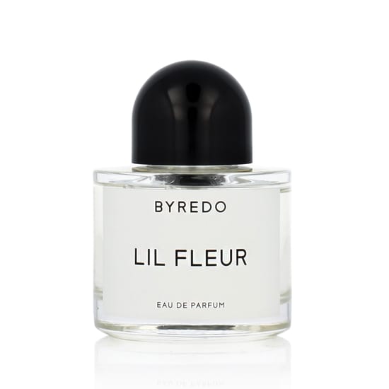 Close-up of Byredo Lil Fleur EDP bottle