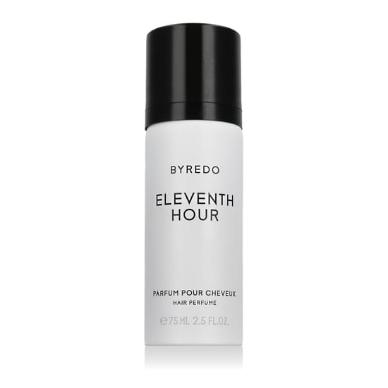 Elegant bottle of Byredo Eleventh Hour Hair Spray