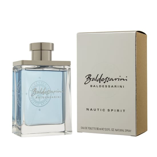 Оригинальная упаковка Baldessarini Nautic Spirit EDT Бутылка Baldessarini Nautic Spirit EDT вблизи