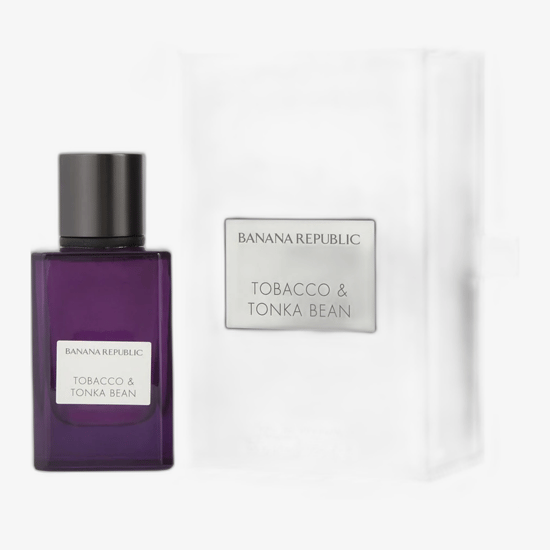 Elegantse disainiga pudel Banana Republic Tobacco & Tonka Bean EDP