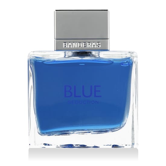 Bottle of Banderas Blue Seduction fragrance for men