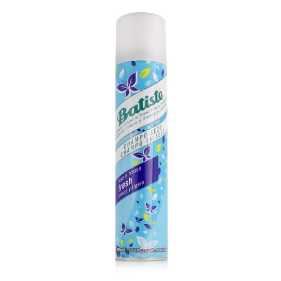 Оригинальная упаковка сухого шампуня Batiste Fresh Light & Breezy Флакон сухого шампуня Batiste Fresh Light & Breezy