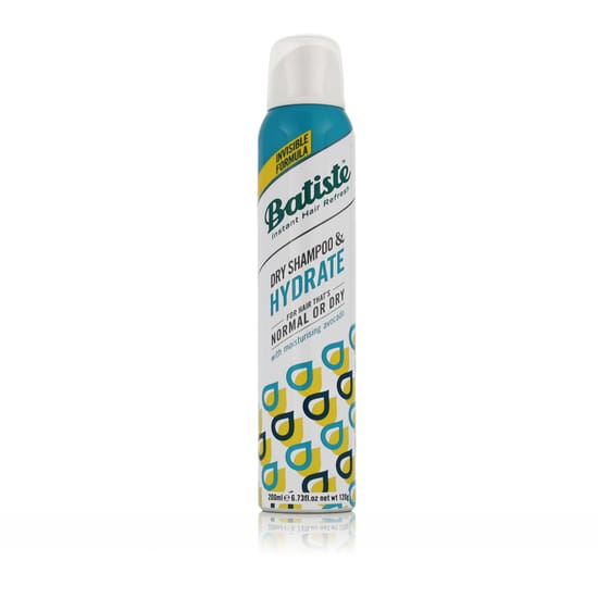 Batiste hydrate dry shampoo in a 200 ml package