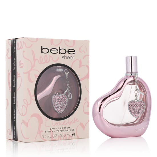 Bebe Sheer EDP parfüümi pudel lähedalt