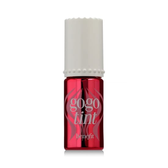 Оригинальная упаковка Benefit gogo tint (cherry lip & cheek) Бутылочка Benefit gogo tint (cherry lip & cheek) вблизи