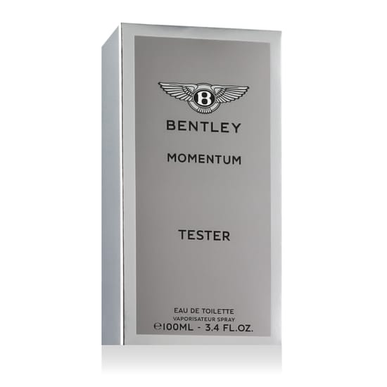 Bentley Momentum EDT pudeli lähivõte