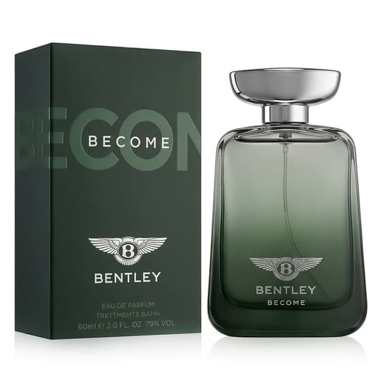 Originaalpakend Bentley Become EDP lõhnale Elegantne Bentley Become EDP pudel väljapanekul