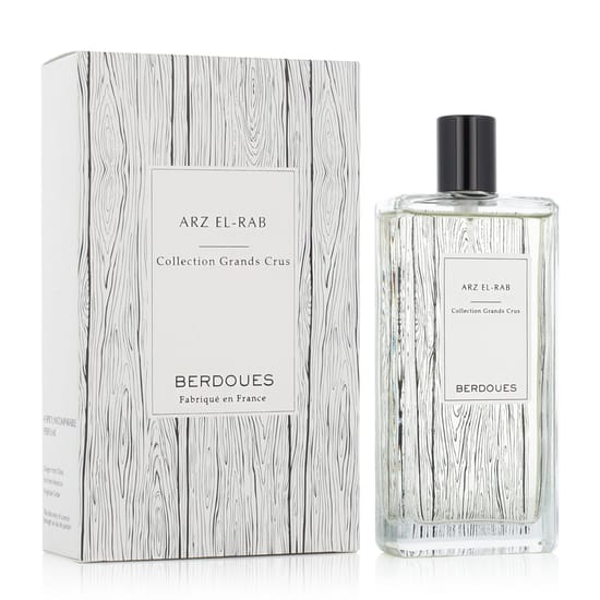 Bottle of Berdoues Arz El-Rab EDP up close