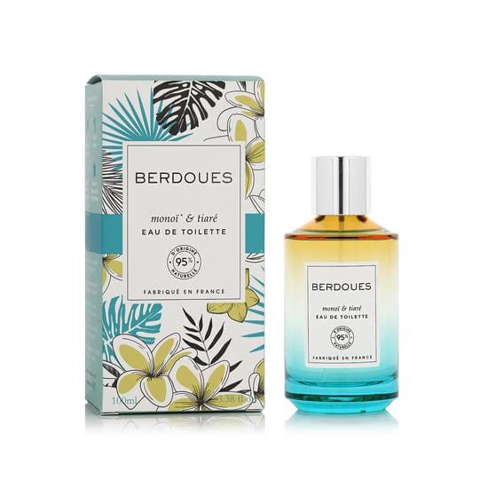 Бутылка Berdoues Monoï & Tiaré EDT с цветками тиаре