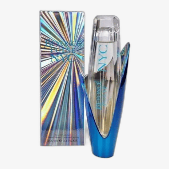 Elegant bottle of Beyonce Pulse EDP close-up