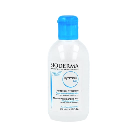 Niisutav puhastuspiim bioderma hydrabio lait pakendis